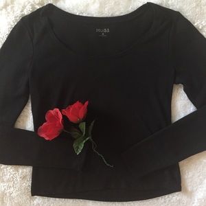 MUDD Black Long Sleeve Shirt